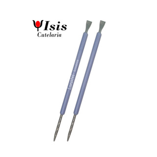 2 Espátula Mista Isis Cutelaria Manicure cor Lavanda em Oferta na Shopee