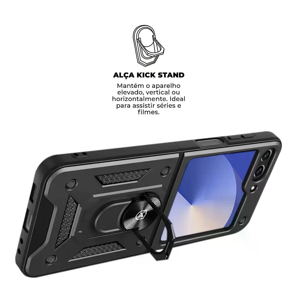 Detalhes do Capa para Samsung Galaxy Z Flip 7 FE - Dinamic Cam Protection - Gshield