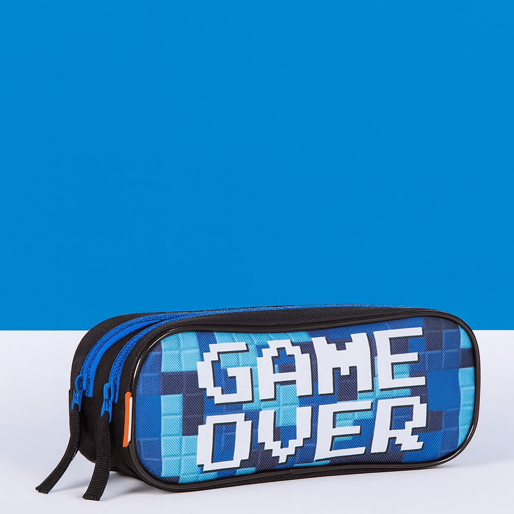 Estojo 2 Compartimentos Sestini M Plus Game 2 Colorido