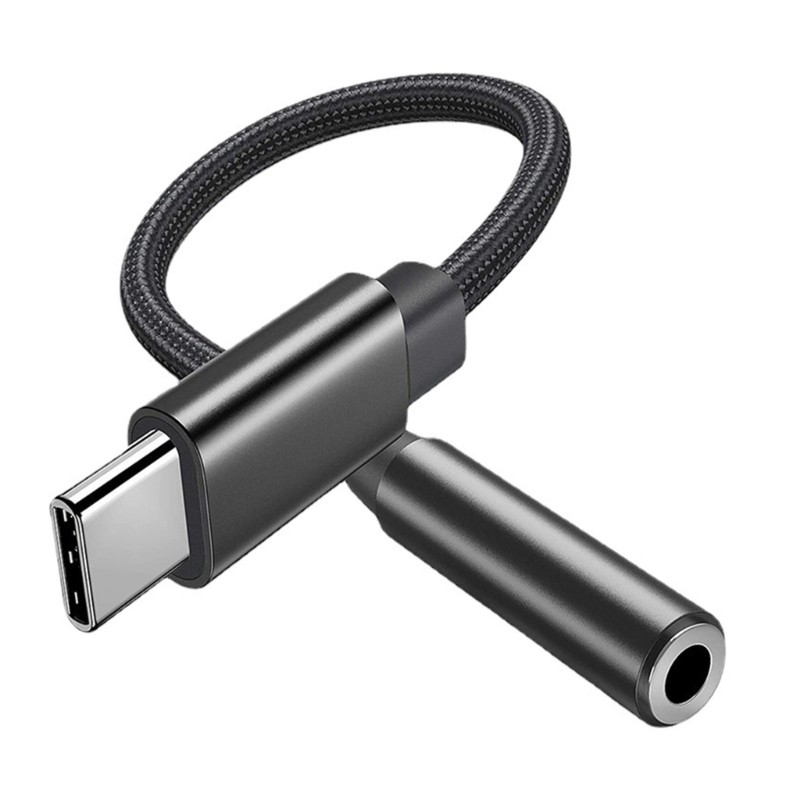 zzz USB C Áudios Dongle Cabo Tipo Para 3 5mm Adaptador De Entradas Fone De Ouvido Áudio Celular