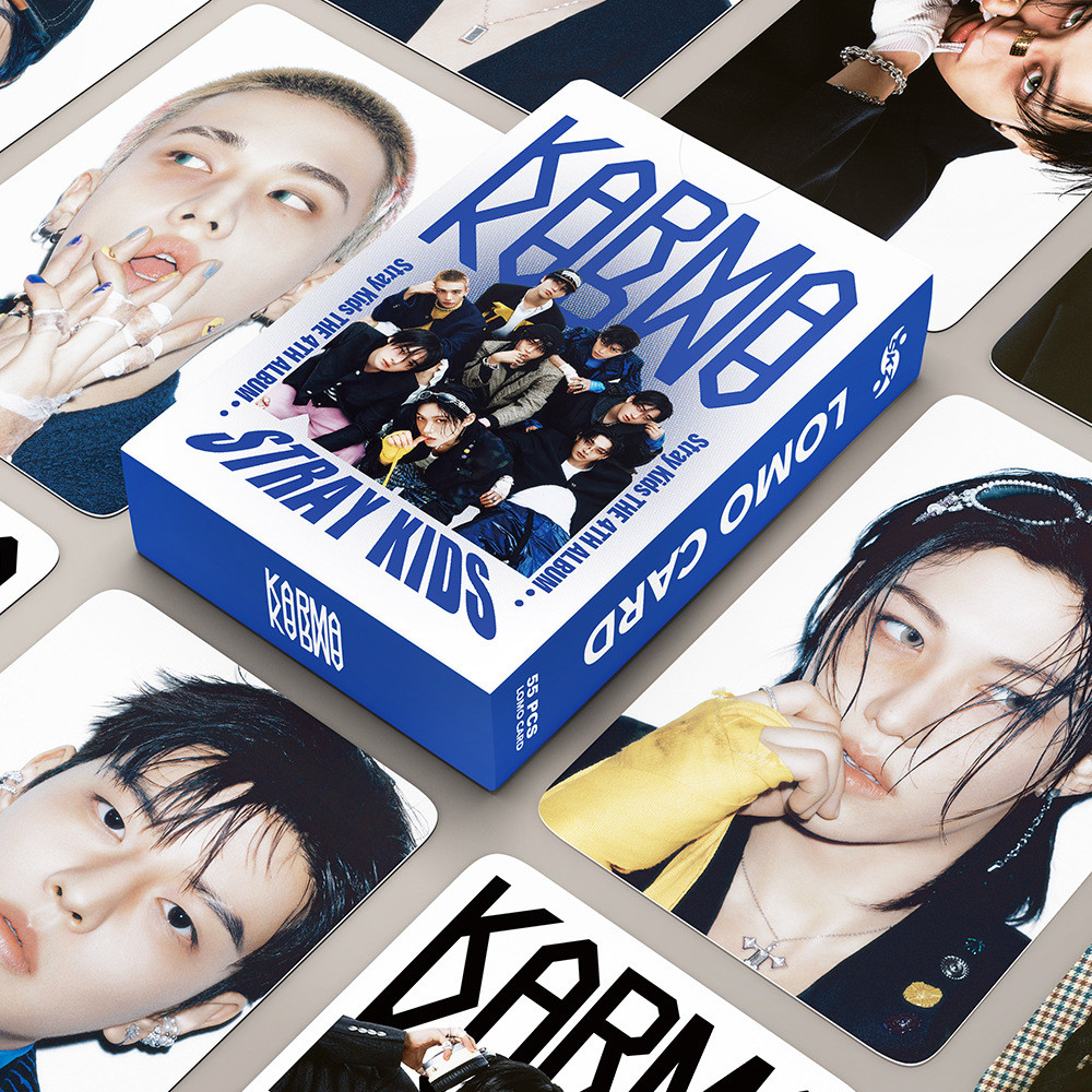 55-127pcs STRAY KIDS KARMA Lomo Cartões 4o Álbum Oco SKZ Mixtape Dominado HOP HIP HYUNJIN FELIX BANGCHAN Photocards Stra em Oferta na Shopee