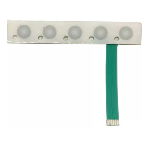 Membrana Com Teclas Táteis Teclado De 5 Teclas E Cabo Flat