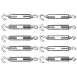 Kit Esticador Para Cabo De Aço Gancho/olhal 1/4'' 3,0002 (Com 10 Unidades) - Nord