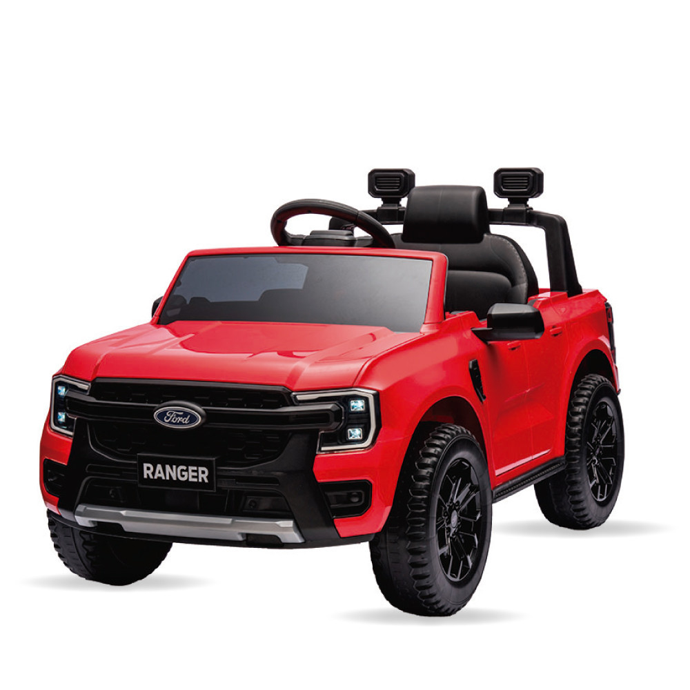 Carro Elétrico Infantil Ford Ranger 12v com Controle Remoto Volante com Sons de Corrida - Mom & Baby