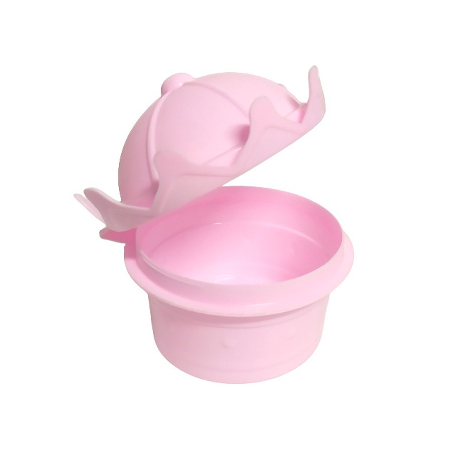 Pote Porta Mix Coroa Rosa - 220ml - 1 unidade - Plasútil  - Rizzo