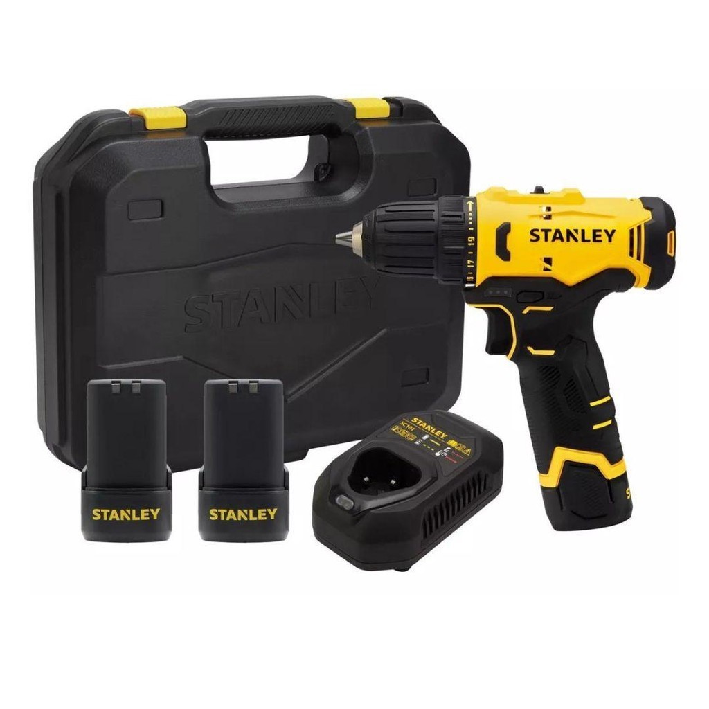 Parafusadeira/furadeira 12v 3/8 2 Baterias Scd10d2k Stanley em Oferta na Shopee