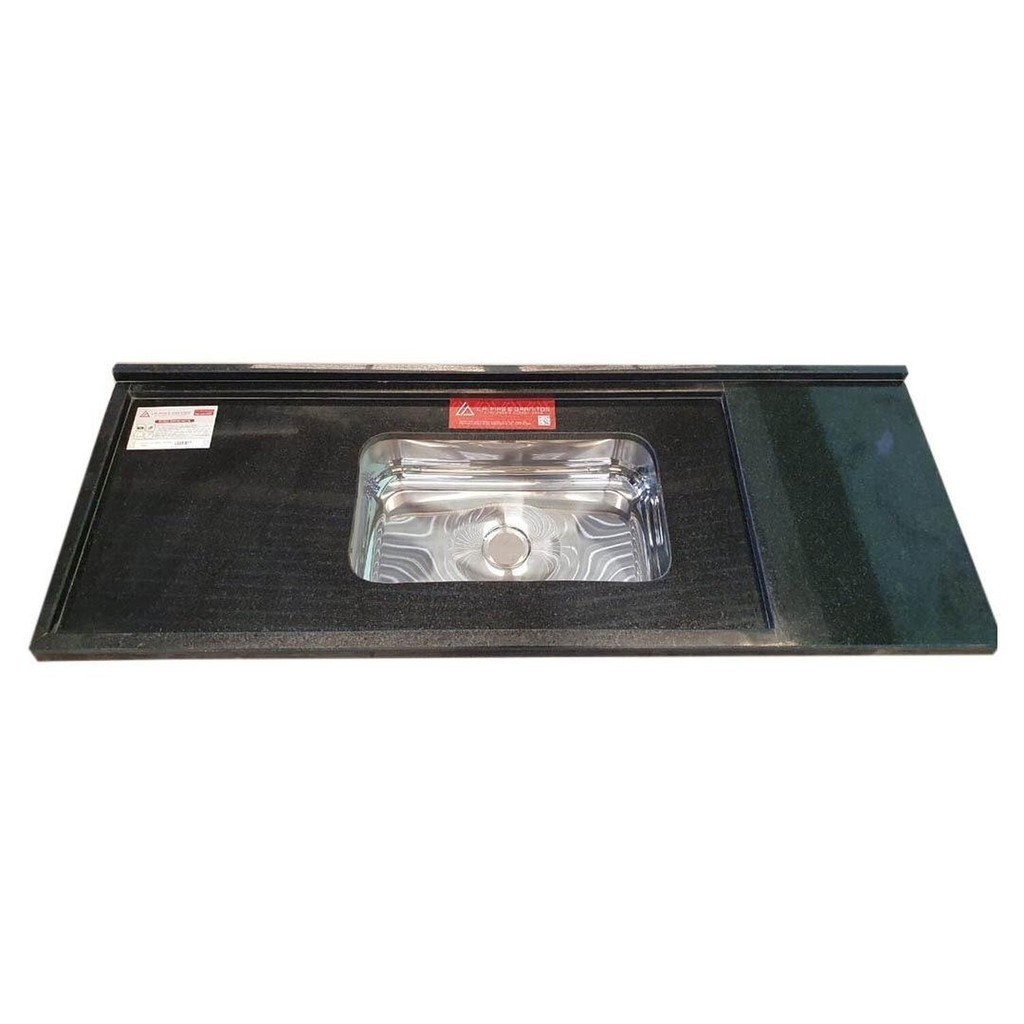 Pia de Cozinha Granito 200 Cm São Gabriel Master Cuba Simples