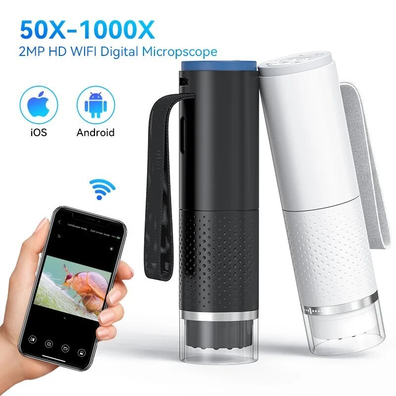 Microscópio Digital Wi-Fi , Zoom , Câmera , Lupa , 50X-1000X , 2MP , USB , Microscópios Eletrônicos Para Reparo De Inspe em Oferta na Shopee