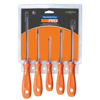 Jogo de Chaves Twister Fenda/Philips Tramontina PRO 5 Peças - 44130505 em Oferta na Shopee