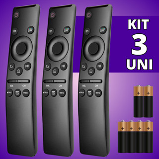 Kit Controle Tv Compatível com Samsung Botões De Atalhos - Escolha Seu Kit em Oferta na Shopee
