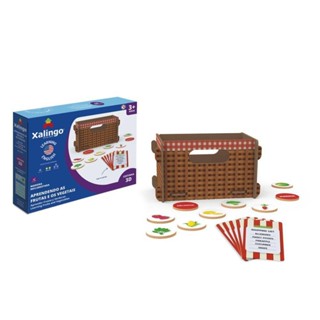 Jogo Aprendendo Inglês Frutas e Vegetais - Xalingo em Oferta na Shopee