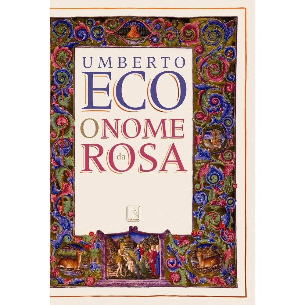 Capa do livro O nome da rosa