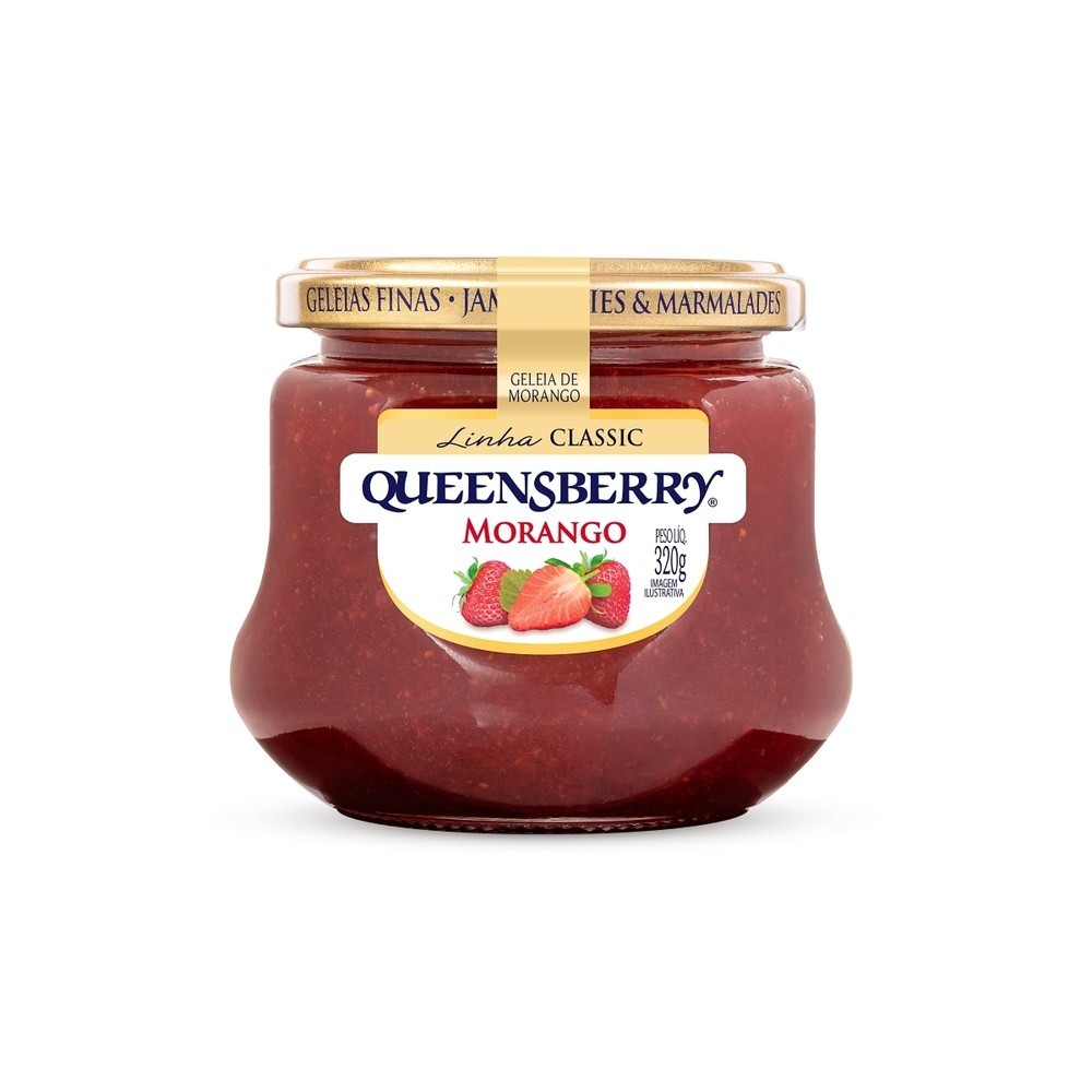 Geleia Queensberry Classic Morango 320G