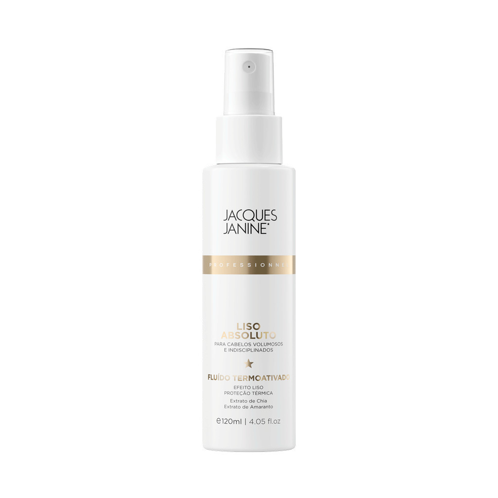 Fluído Termoativado Leave-In Liso Absoluto Jacques Janine 120ml - Beauty