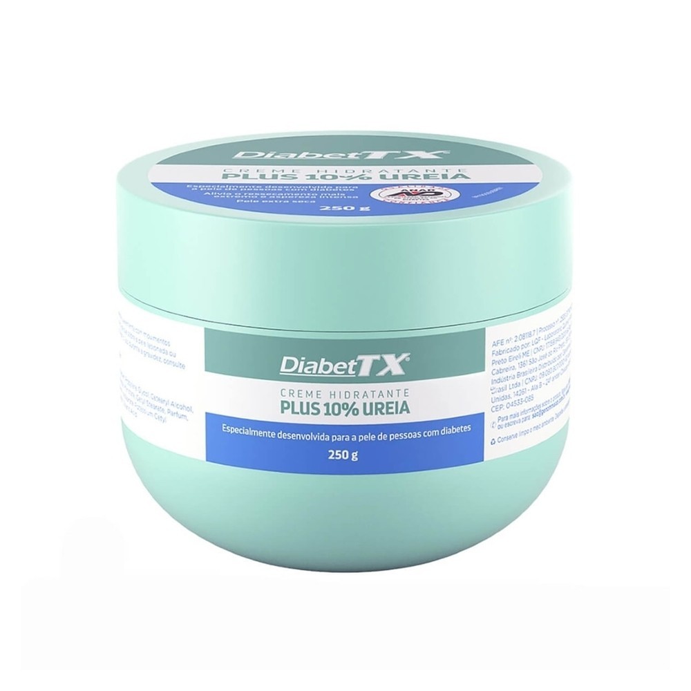 Creme Hidratante DiabetTX Plus 10% Ureia 250g em Oferta na Shopee