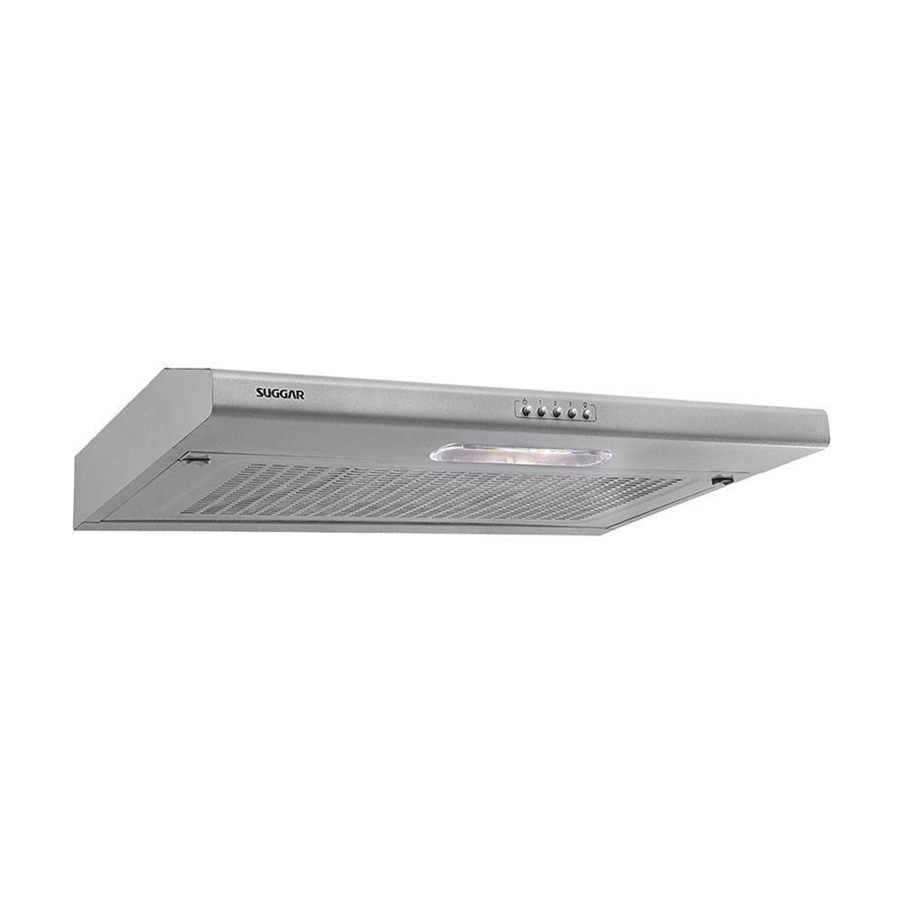 Depurador de Ar Suggar Slim 80cm 105w 3 Velocidades Prata DI80 220V