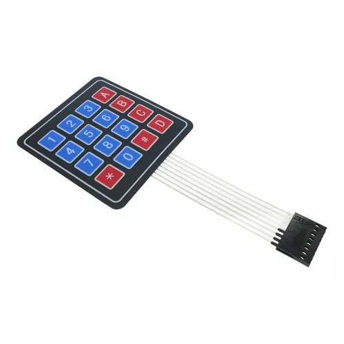 Teclado Membrana 16 Teclas 4x4 Matricial