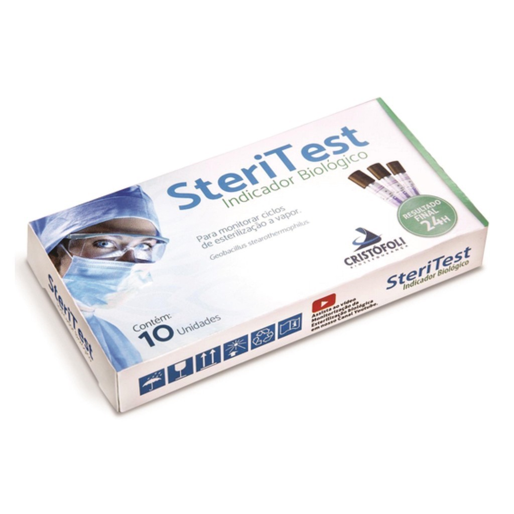 Kit Indicador Biológico Cristofoli Esterilização 20 un - Health
