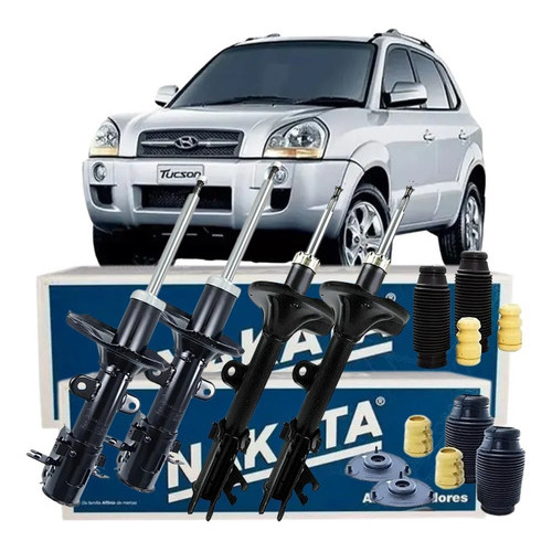 Kit Amortecedor Dianteiro Traseiro Original Nakata Tucson 2.0 / 2.7 2005 a 2016 em Oferta na Shopee