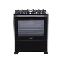 Fogão 5 Bocas Dako Magister com Mesa de Vidro e Acendimento Automático Preto Bivolt
