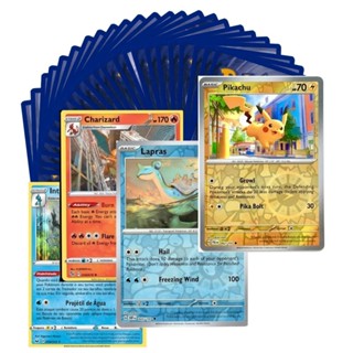 Lote de 100 cartas Pokémon + 10 cartas brilhantes Garantidas em Oferta na Shopee