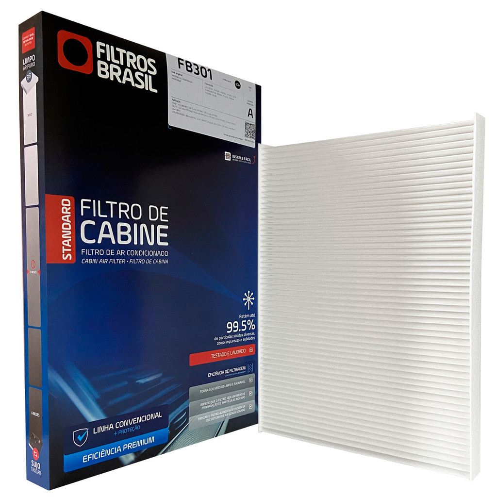 Filtro Cabine para VW Golf G4Nacional 1.6 Gasolina 2001-2006