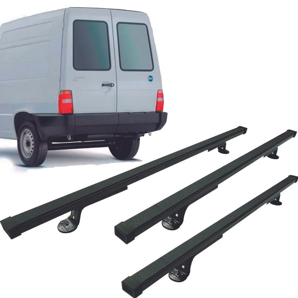 3x Rack Teto Roca Bagag Fiat Fiorino Furgão 95 até 04 187-3