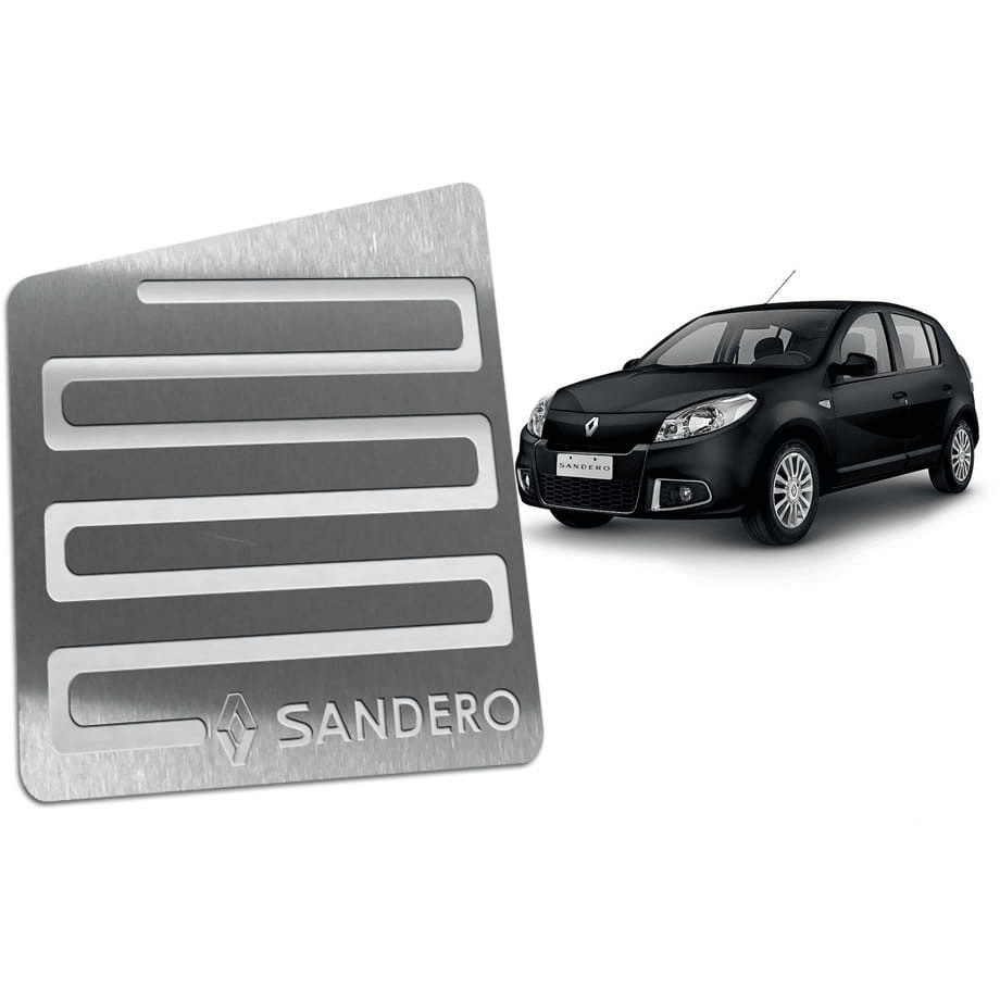 Descanso de Pé Sandero 08/14 - Aço Inox em Oferta na Shopee