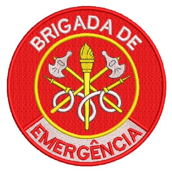 Bordado Breve Brigada de  Emergência - Brigadista