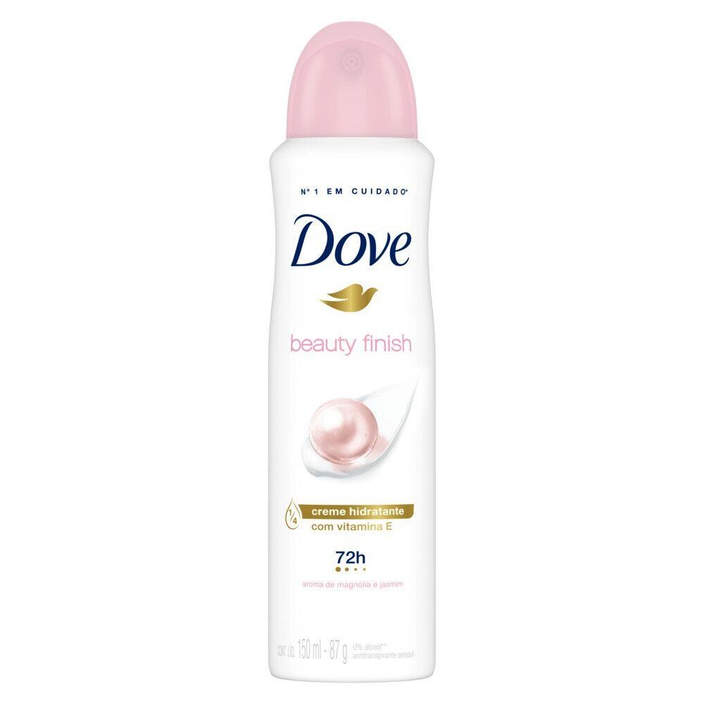 Kit com 3 Desodorantes Antitranspirantes Aerosol Dove Beauty Finish 150ml cada · foto 2