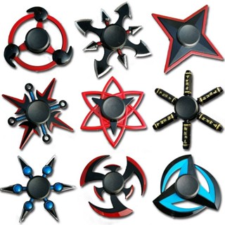 Naruto Fidget Spinner Liga Descompressão Toy Shuriken Finger Spinning top para Kid/Adulto Brinquedos Metal Spinner Gyro em Oferta na Shopee