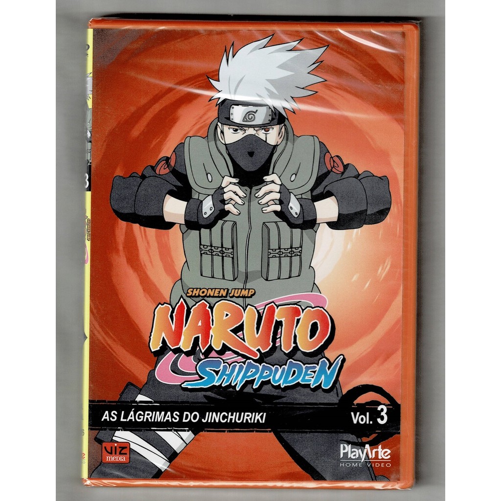 Naruto Shippuden Dvd Vol. 03 As Lágrimas Do Jinchuriki