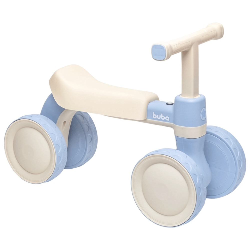 Bicicleta de Equilíbrio com Som  4 Rodas Azul - Buba