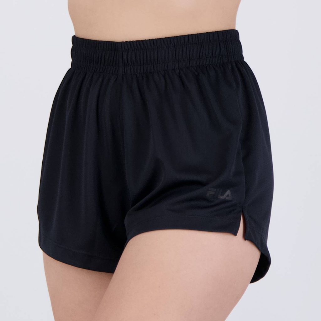 Shorts Fila Myler Feminino I Preto em Oferta na Shopee