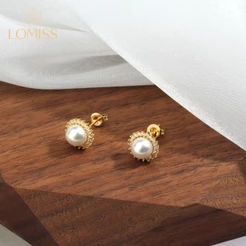 Brinco Delicado Elegante Antialérgico Folheado Ouro 18k a Platina Pérola Zircônia Cravejada Luxo