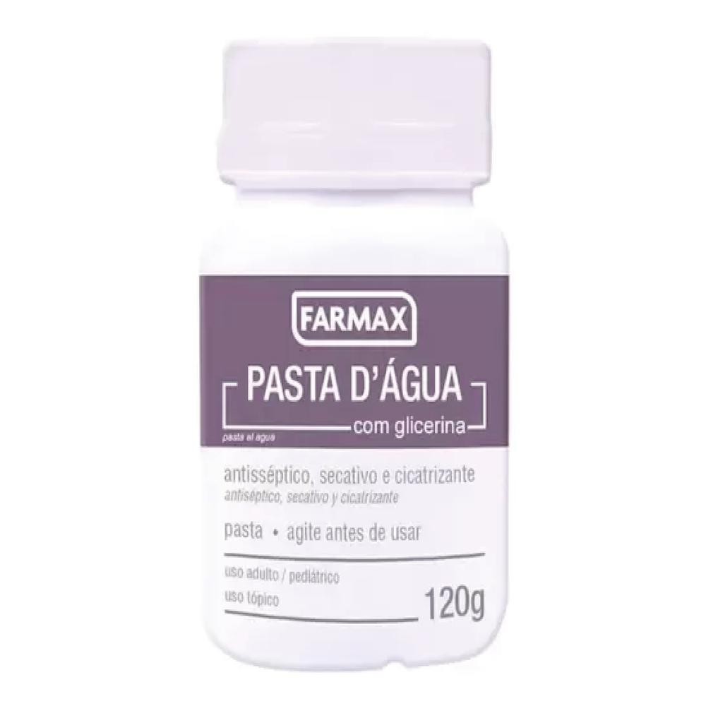 Pasta D'Água Farmax com Glicerina 120g – Proteção e Hidratação Bucal
