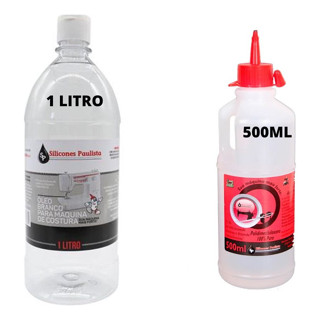 Óleo Branco Maquina Costura + Silicone Aviamento Linhas  Fio em Oferta na Shopee