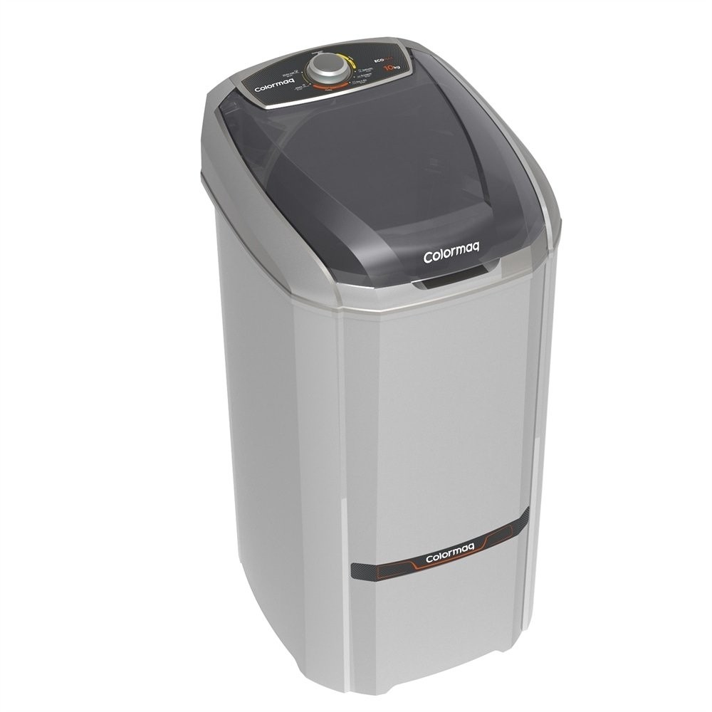 Tanquinho/Máquina de Lavar Roupas Semi-automática 10Kg, Colormaq, LCS, Prata