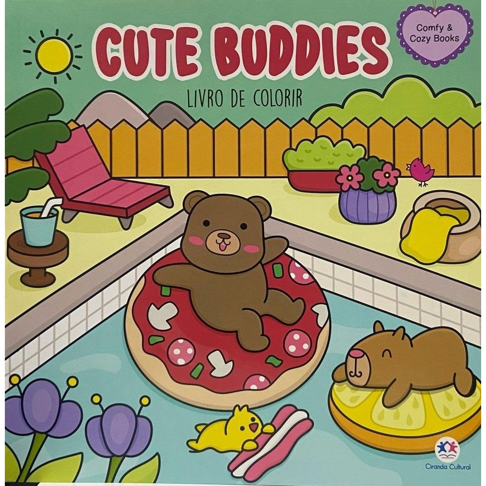Cute Buddies - Para Colorir em Oferta na Shopee