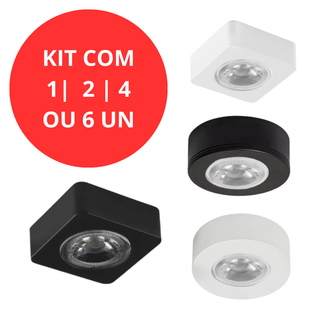 Spot Led 3w 3000k: Onde Comprar | BuscaProdutos