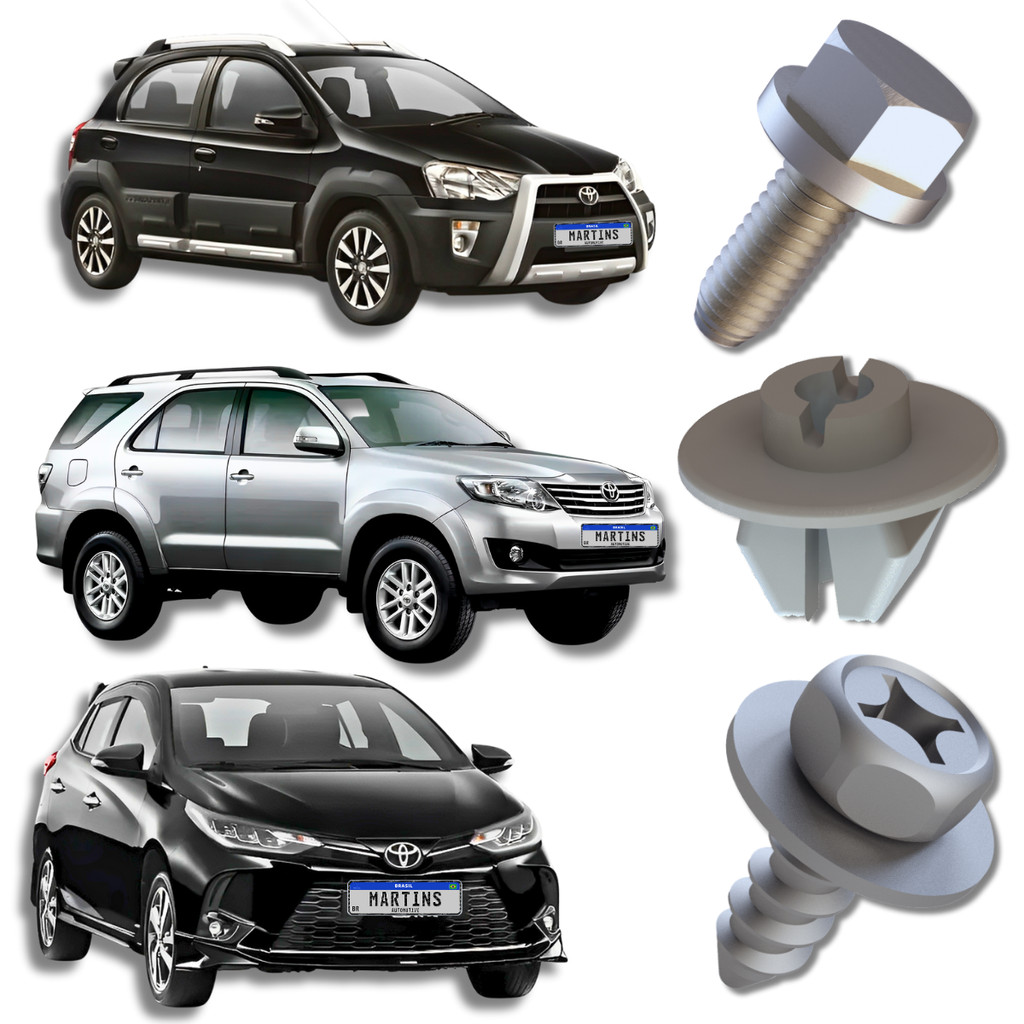 8 Peças do Farol Etios Etios Cross Sw4 Yaris Sedan  2012 a 2025