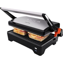 Grill Cadence Inox Chapa Firme 220V