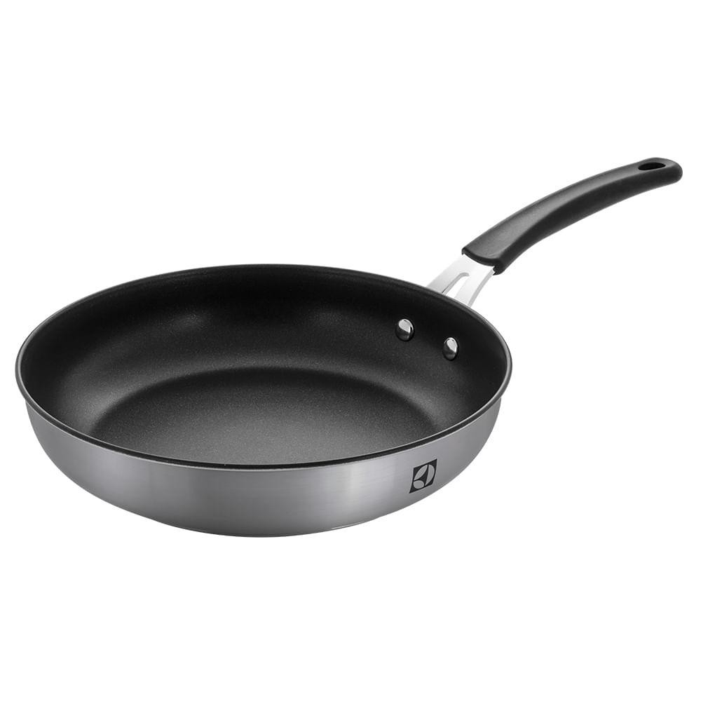 Frigideira Electrolux Inox com Revestimento Antiaderente 24cm Frigideira Inox com Revestimento Antiaderente 24cm - Home & Living