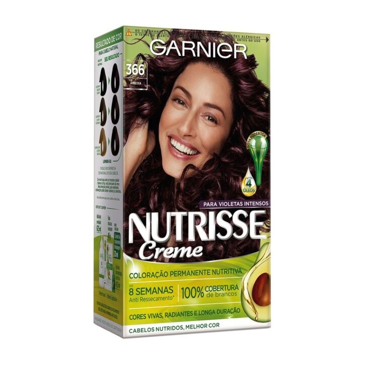 Tintura Nutrisse Acaju Purpura 366 - Beauty