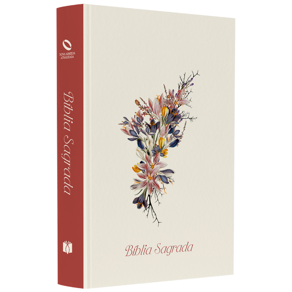 Bíblia Sagrada Orquídeas | NAA | Letra Normal | Capa Ilustrada em Oferta na Shopee
