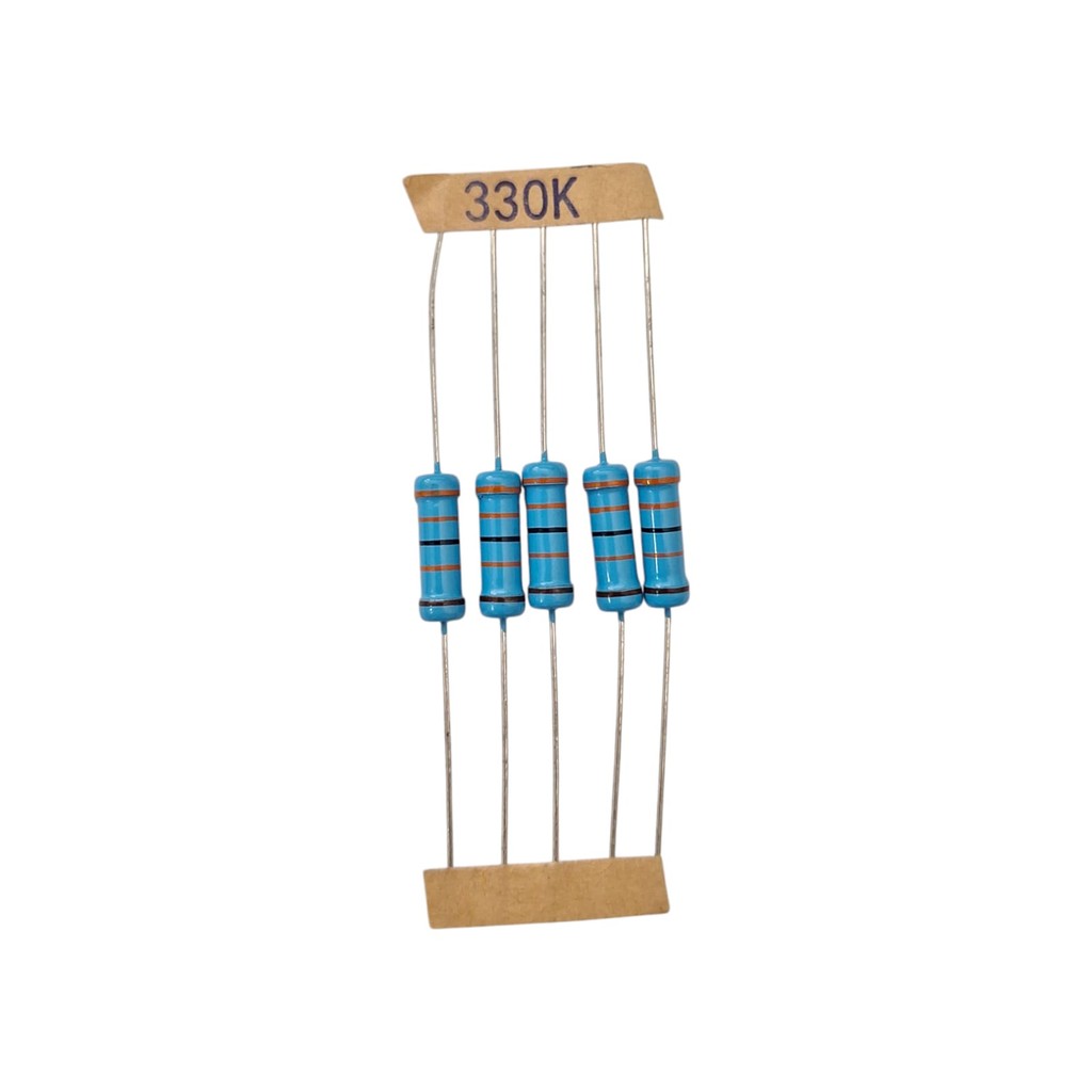 KIT 05 RESISTOR DE PRECISÃO 330K 1% 2W