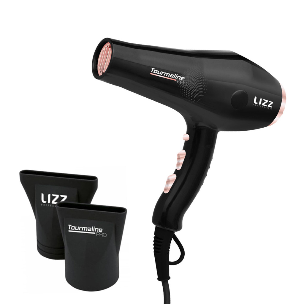 Secador Tourmaline Pro 127V (2150W) / 220V (2400W) – Lizz Professional - Beauty