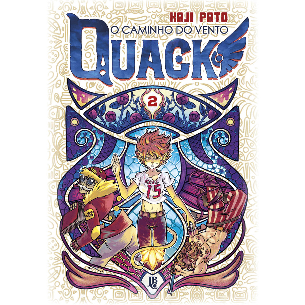 Capa do livro Mangá - Quack: O Caminho do Vento Vol. 02 - por Kaji Pato - Editora JBC