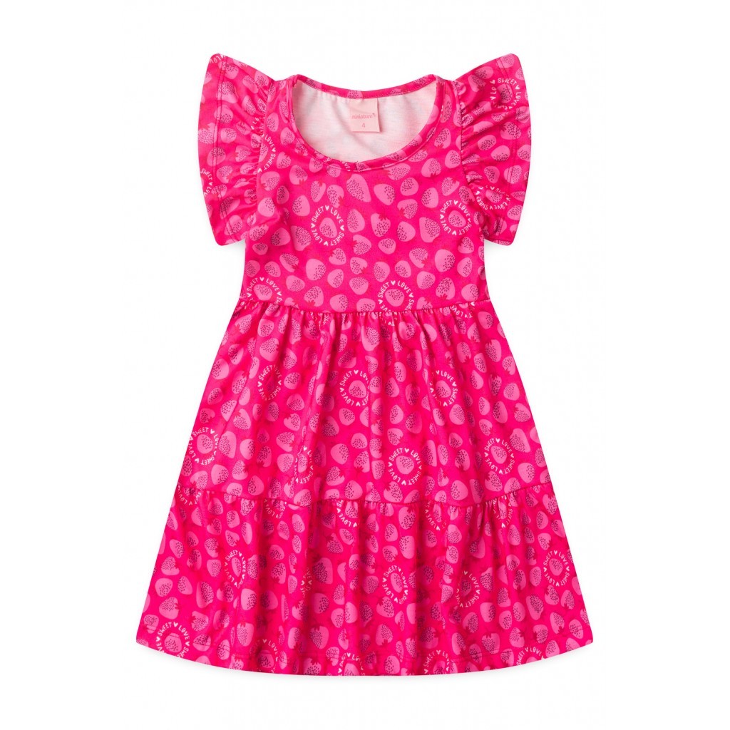 Vestido Feminino Infantil Forma Doce