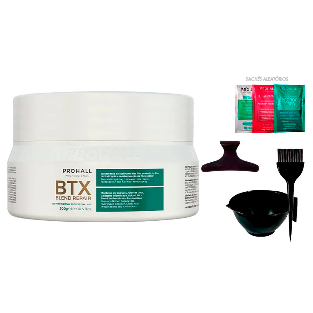 Blend Repair Prohall Btx Zero 300g +Cumbuca/Presilha/Sachês